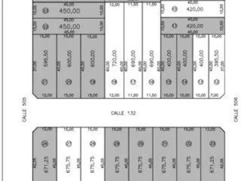 Terreno en Venta 57  mts Fondo