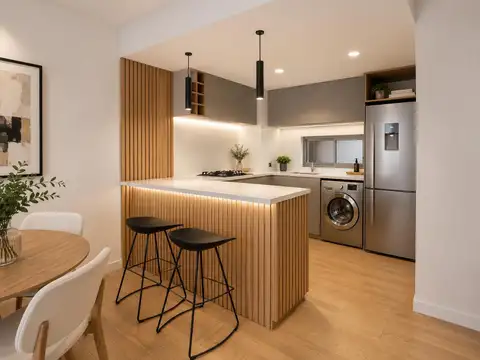 Departamento en Villa Urquiza de 2 amb en construccion