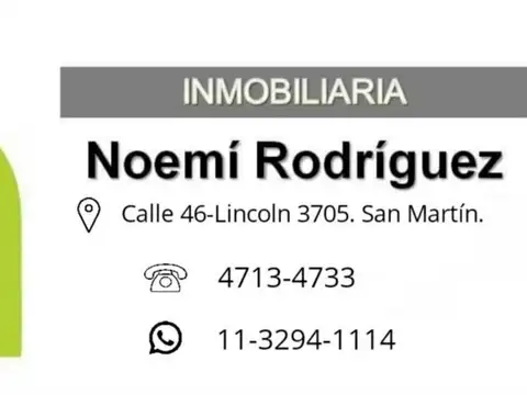 Departamento Monoambiente con 1 baño