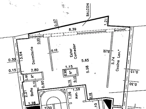 Departamento en Venta en Caballito, USD 125.000