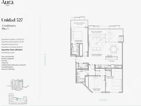Departamento en Venta de 4 ambientes