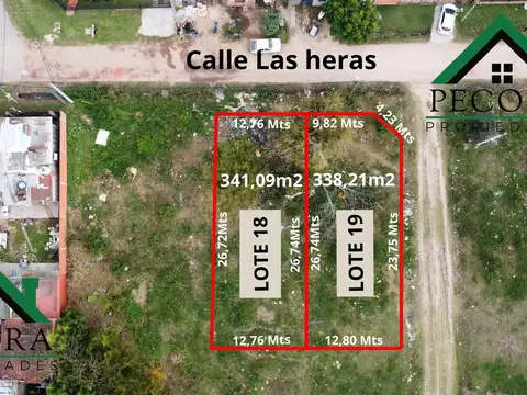 Terreno en Venta 26  mts Fondo