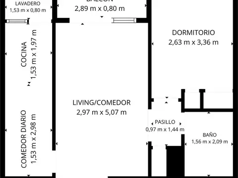 Departamento en Venta de 2 ambientes
