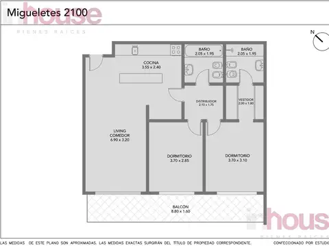 Departamento en Venta de 3 ambientes