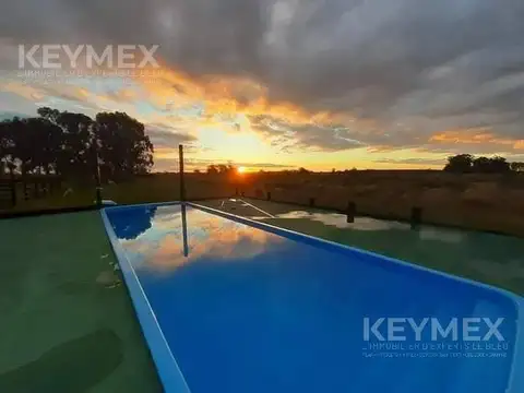 VENTA DE HECTÁREA EN VIRREY DEL PINO CON LAGUNA 2 CASAS CON QUINCHOS PARA EVENTOS Y DOS PILETAS