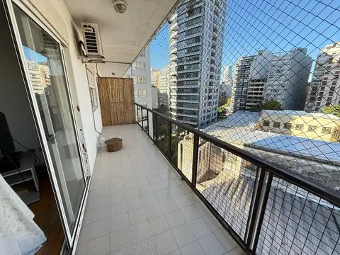 2 ambientes con balcón y baulera en Palermo