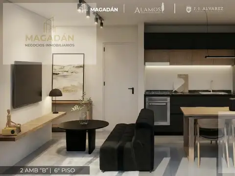 Departamento 2 ambientes con 1 baño