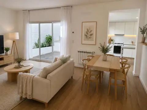 Venta, Casa Pasillo NO PH, 2 dorm, Patio parrillero, A estrenar, Cochabamba 400