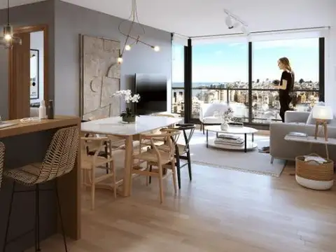 Venta Departamento 1, 2 y 3 Ambientes. Pocitos, Montevideo, Uruguay. En construcción.