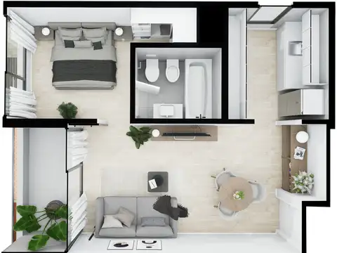 Departamento en Venta en Caseros, USD 88.600