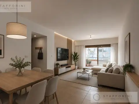 Departamento de 4 ambientes  con Cochera piso Alto Luminoso-Caballito Norte