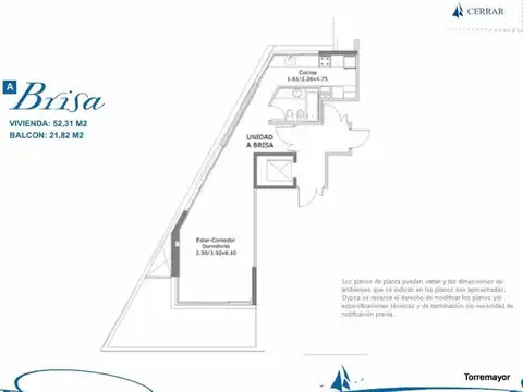 Departamento en Alquiler con 1 cochera