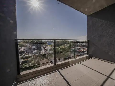 Departamento de dos ambientes luminoso con cochera a estrenar en venta
