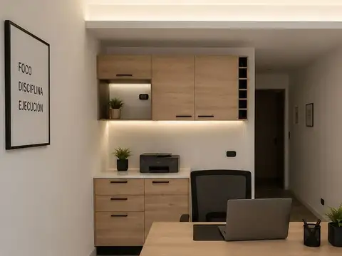 Oficina Monoambiente con 1 baño
