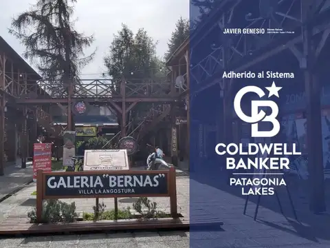 VENTA Local céntrico sobre Galería Bernas 40 m2 en Av. Arrayanes  Villa La Angostura