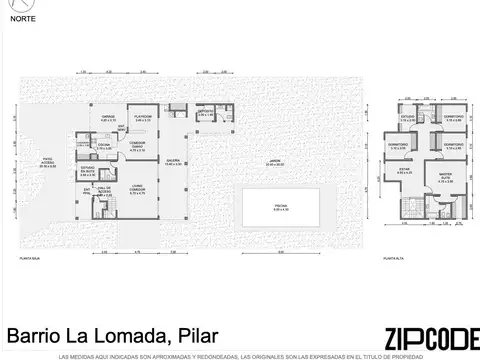 CASA PULTE SOBRE LOTE CENTRAL EN LA LOMADA DE PILAR