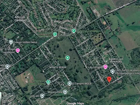 Terreno en Venta 50  mts Fondo