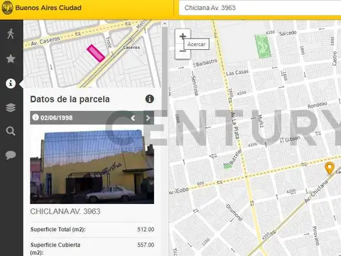 Venta de Terreno en Parque Patricios - Av. Chiclana - USAM -