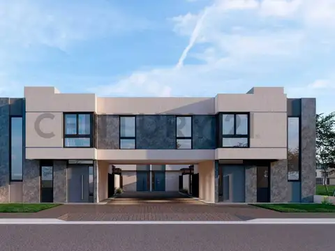 Dúplex modernos frente a espacio verde en Docta