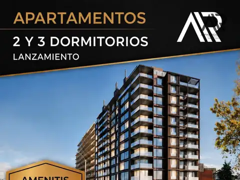 Venta Apartamentos de 2 a 3 dorm. en Pozo. Pocitos. Amenities. Balcón.