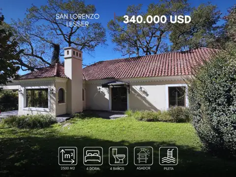 Casa en VENTA en Lesser, San Lorenzo