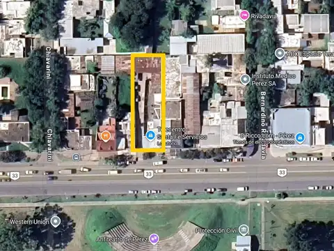 LOCAL EN VENTA PEREZ, SOBRE RUTA 33 - 750M2