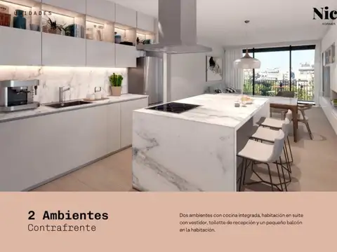 Departamento 4 ambientes con 2 baños
