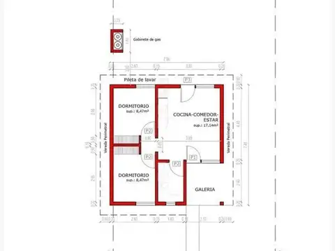 Casa en Alquiler en Fontana, $ 500.000