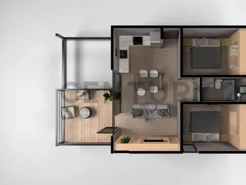 Depto Tipo Casa en Venta en Villa la Angostura, USD 170.000