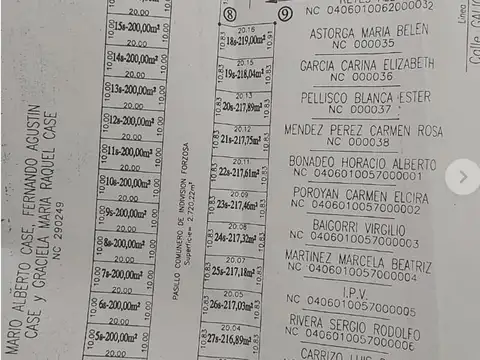 Terreno en Venta de 216,0 m2