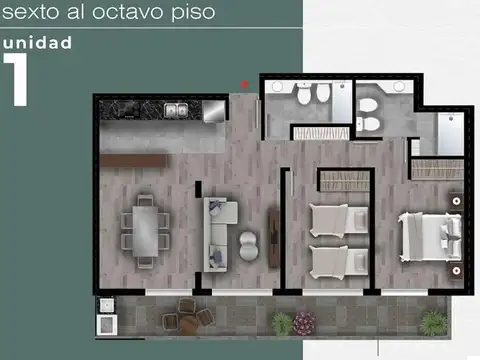 Departamento en Venta en Martín, USD 159.000
