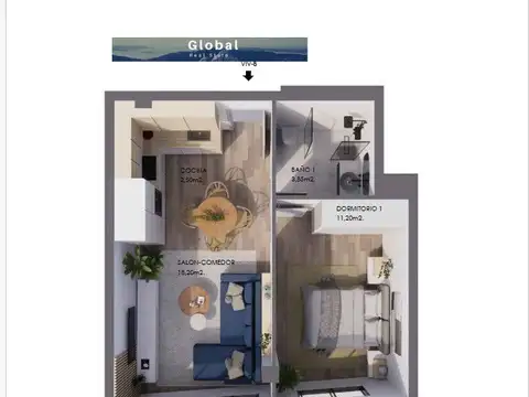 Departamento en venta en Otras Localidades