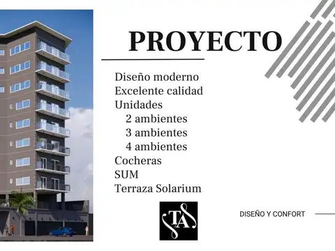Departamento en Venta con 1 cochera