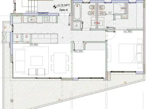 Departamento en Venta en Acassuso Vias  /  Libertador, USD 440.000