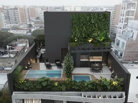 Departamento de tres dormitorios y terraza exclusiva con pileta
