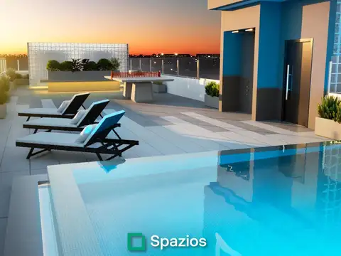 Departamento 2 ambientes con 1 baño