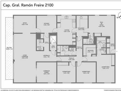 Departamento en Venta de 7 ambientes