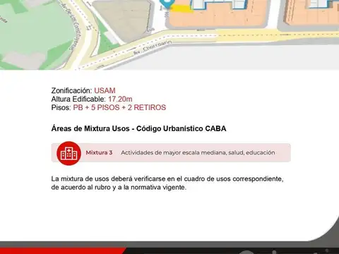 Terreno en Venta en Parque Chas, USD 235.000