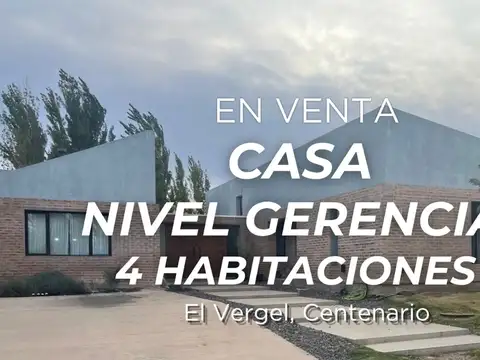 Casa nivel Gerencial 4 dormitorios - B "El Vergel"