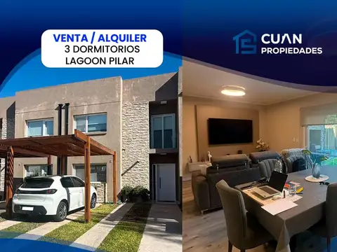 Duplex en Venta,  Lagoon Pilar CUAN PROPIEDADES