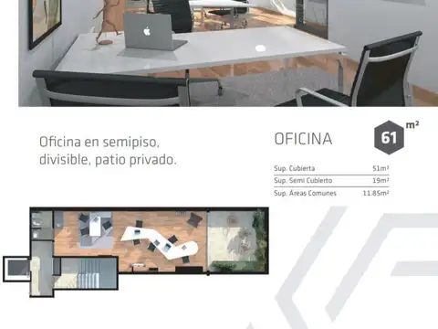 Oficina en Venta 1 año