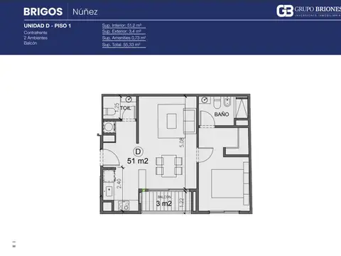 Departamento en Venta Apto profesional
