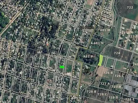Terreno en Venta 29  mts Fondo