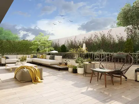 Departamento 3 ambientes con 2 baños