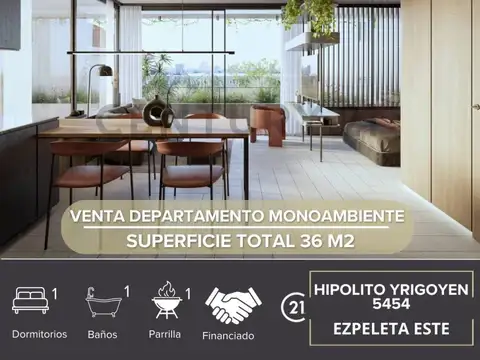 VENTA DEPARTAMENTO 2 AMBIENTES EZPELETA CENTRO