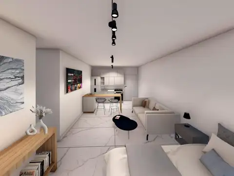 Departamento Monoambiente con 1 baño