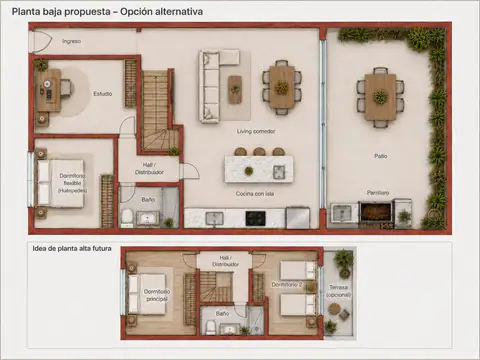 Depto Tipo Casa en Venta de 3 dormitorios