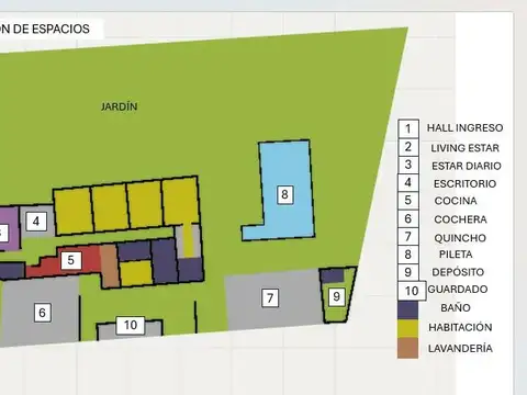 Casa 9 ambientes con 5 baños