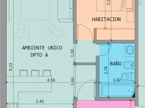 Departamento en Venta con 1 cocheras