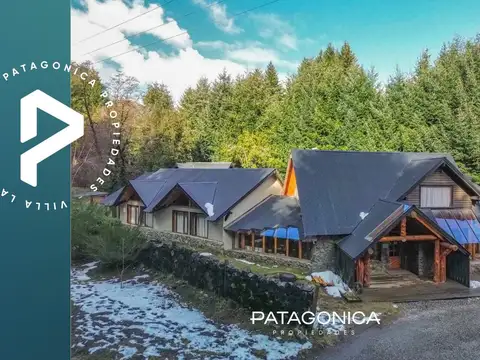 Hostería 340m2 + 2 casas 182m2 lote 3.500m2,s/ruta 40 y Acc. C° BAYO, VILLA LA ANGOSTURA